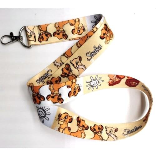 New 1 pcs Lion Neck Strap Lanyards Badge Holder Rope Pendant Key Chain Accessorie