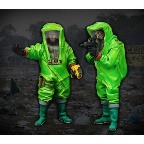 NEW 1:35 scale biochemical infantry 2 people miniatures Resin Model Kit figure Free Shipping