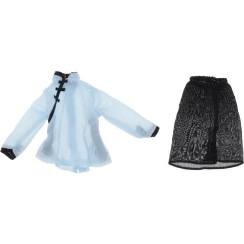 1/6 Student Uniform Clothes Fit 12" Female PH Figure Body Toys Shirt Dress