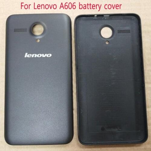 Original Battery Door Back Cover Housing For Lenovo A606 battery cover Replacement Parts with With Power Volume Buttons