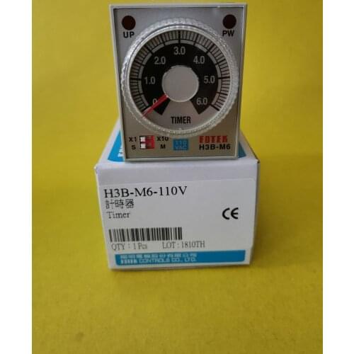 Original imported FOTEK Taiwan time relay H3B-M6-110V