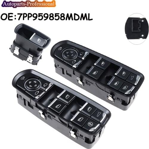 New car accessories 7PP959855C 7PP959858MDML Electric Power Window Control Switch For Porsche Panamera Cayenne