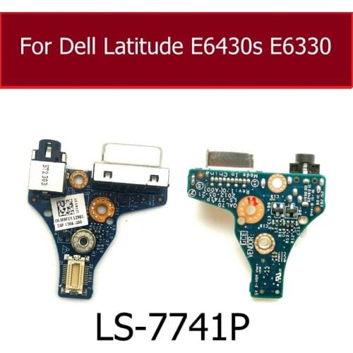 Audio Jack Board For Dell Latitude E6330 E6430s FRFCY CN-0FRFCY LS-7741P Audio Ethernet USB VGA Port Board Repair Parts