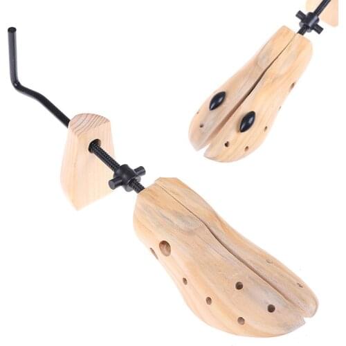 1PCS 2-way Adjustable Size S M Unisex Women Men Wooden Shoe Stretcher Shoe Expander High Quality