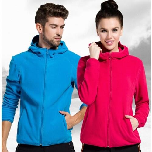 Plus Size Solid Winter Women Man Polar Fleece Softshell Hooded Coat Thermal Outdoor Sport Warm Heated Camping Hiking Jackets