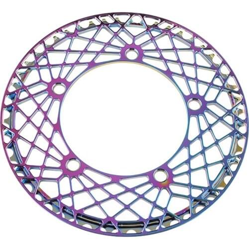 BOLANY Bike Chainring 56T BCD 130mm Mountain Bike Single Speed Chainring for Most Bicycle MTB Road Bike Folding Cycling