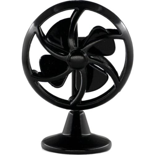 1Pcs 1/12 Doll House Miniature Alloy Electric Fan Simulation Furniture Model Toys for Mini Decoration Dollhouse Accessories