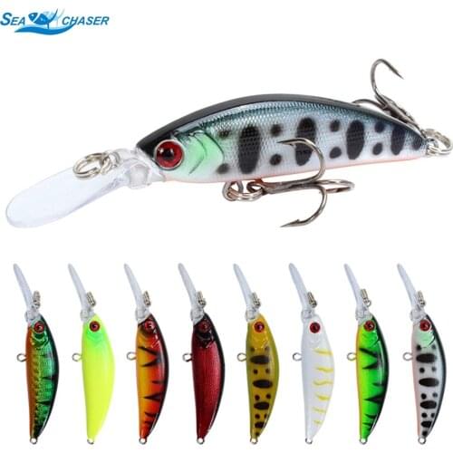 1pcs Minnow Fishing Lures 70mm 6g Sinking Hard Bait 3D Eyes Crankbait Wobblers Carp Fishing Pesca Plastic Fish Fishing Tackle