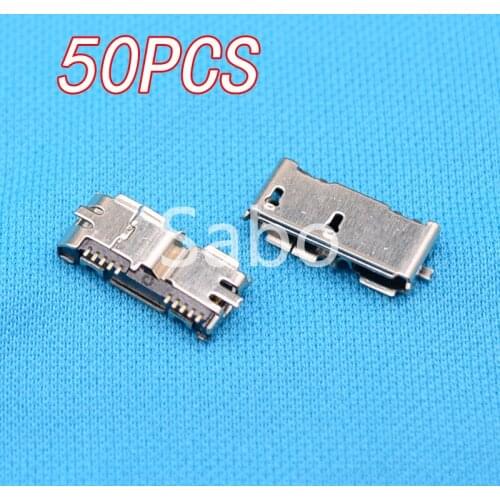 High Quality 50pcs HI-Speed Micro USB 3.0 Female 10Pin SMD SMT Socket PCB Soldering Connectors