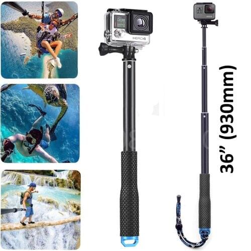 For 36 inch Gopro Accessories Selfie Sticks Self Handheld Pole Monopod Stick for GoPro Hero 7 6 5 4 3+ SJCAM SJ6 SJ7 SJ8