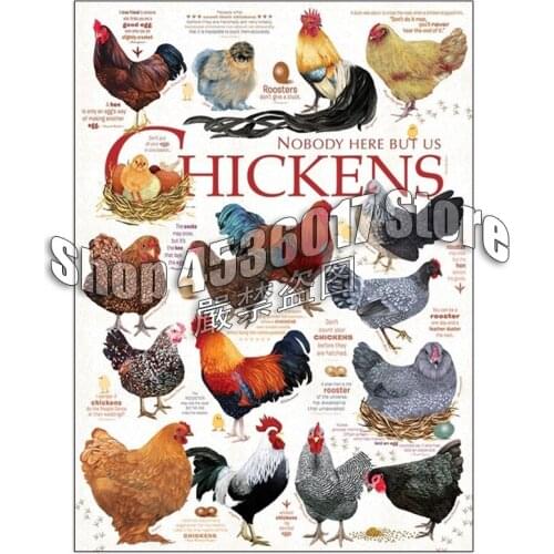 Diamond Embroidery Chicken Quotes animals Wall Art Diy Diamond Painting Cross Stitch Full 5D Rhinestone Mosaic Decor Christmas