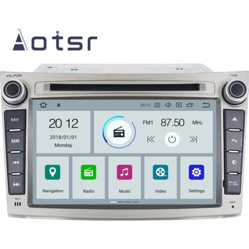 7” Android 9.1 IPS Car Radio Player GPS Navigation For Subaru Legacy Outback 2009-2014 Recorder Head Unit Multimedia Player