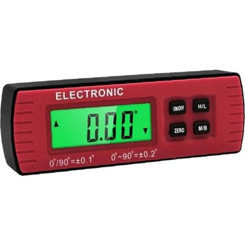 Digital Inclinometer IP54 Electronic Level Box Protractor Angle Finder Bevel Gauge Measuring Tool Hand Tools