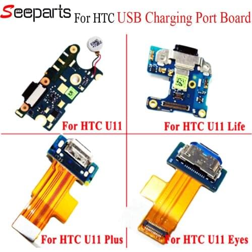 For HTC U11 USB Charging Port For HTC U11 Life/Eyes Charger Port Dock Plug Connector Board For HTC U11 Plus Charging Flex Cable
