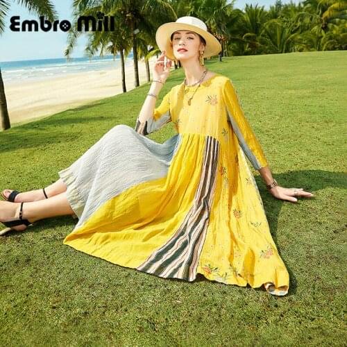 Embro Mill Long Sleeve Summer Dresses