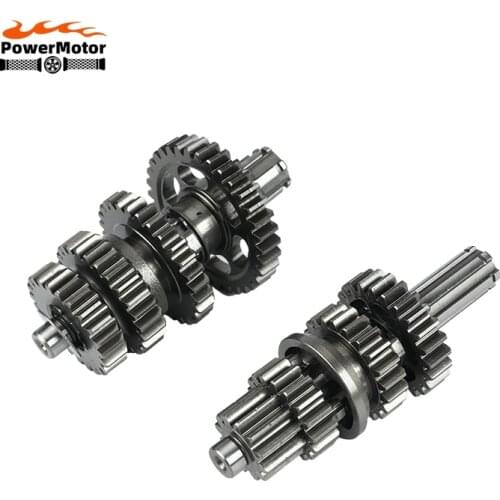 Motorcycle Box Main Counter Shaft Assy Transmission Gear for Lifan 125 LF125 125cc 1P52FMI Horizontal Engine kayo BSE Dirt Bike
