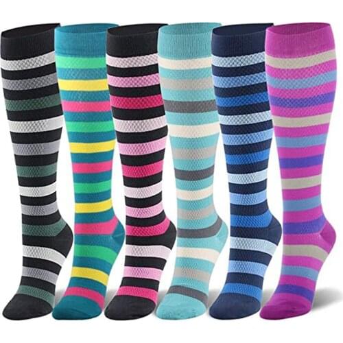 Compression Socks Premium Stylish Breathable Anti-friction Stockings For Running Sports Hiking MC889
