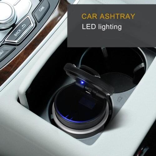 Soot Cup Frosted Detachable Storage Box Car Ashtray Cup for Vehicle nterior Accessories