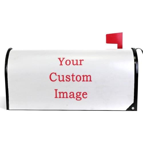 Fashion Customized Mailbox Cover Magnetic Wrap Waterproof Sun Protection Post Box Storage Farmhouse Letter Box Garden Decor