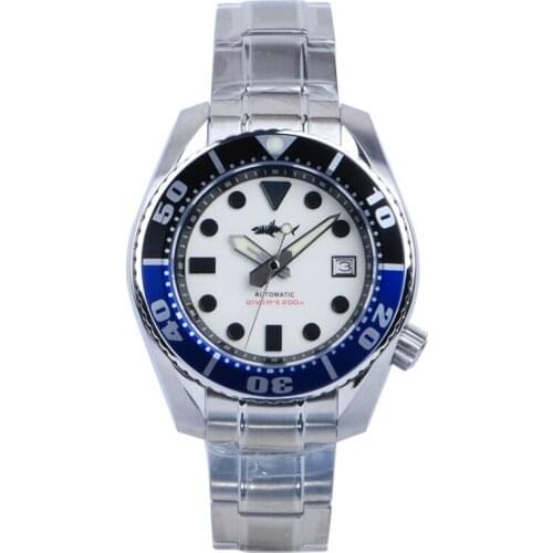 Heimdallr Mens Automatic Dive Watch Full Green Luminous Dial Sapphire MM200 NH35 Mechanical Movement 20Bar Water Resistant Lume