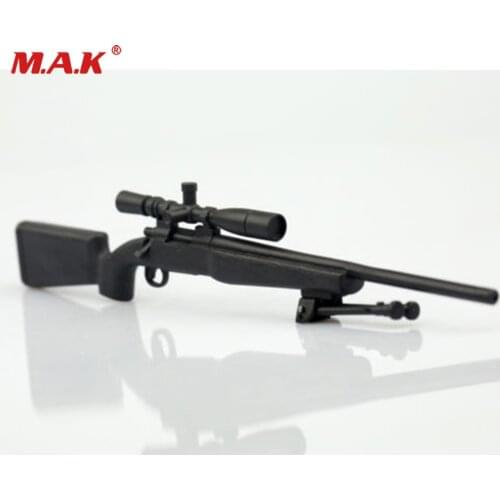 M40 1/6 Scale Weapon Set Sniper Rifle Model Unpainted Wood Grain Texture All plastic For 12" Action Figure Dolls