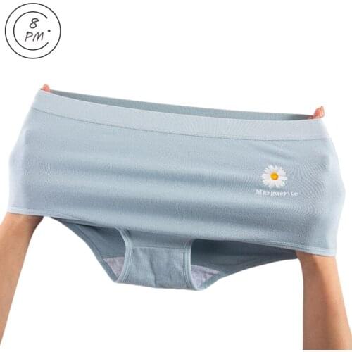 New Cotton Teens Girl Panties Womens Comfortable Panties Print Cartoon Kawai Student Girl Underwear High-Waist Briefs ouc119