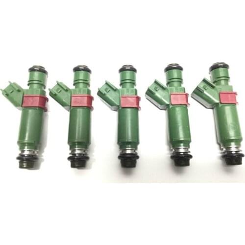 OEM D enso Fuel Injectors Set (5) 9470229 for 2001-2007 Volvo S60 V70 2.4L I5
