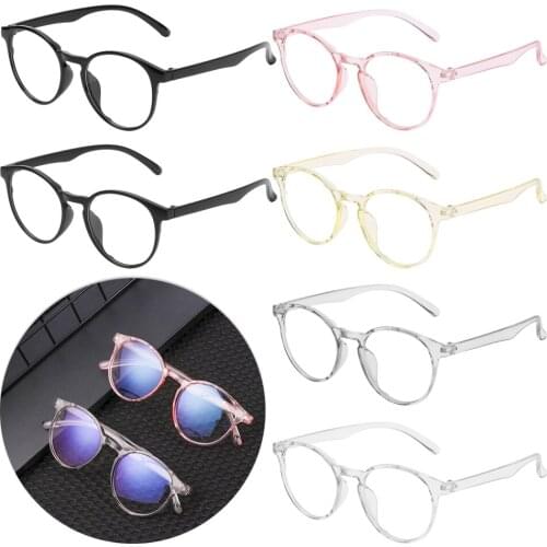 1PC Women Men Classic Transparent Round Glasses Frame Clear Lens Myopia Glasses Vintage Eyeglasses Optical Spectacle Frames