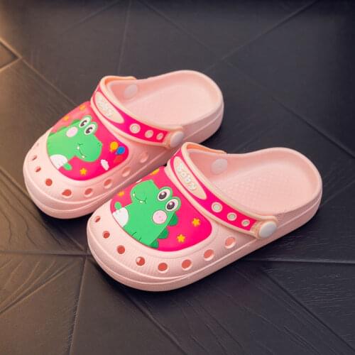 Kid Slippers For Boy Girl Cartoon Shoes Summer Toddler Flip Flops Baby Indoor Slippers Beach Swimming Slippers Children Sandals