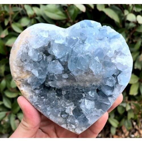 Blue lapis lazuli cave natural quartz crystal mineral specimen healing, home decor