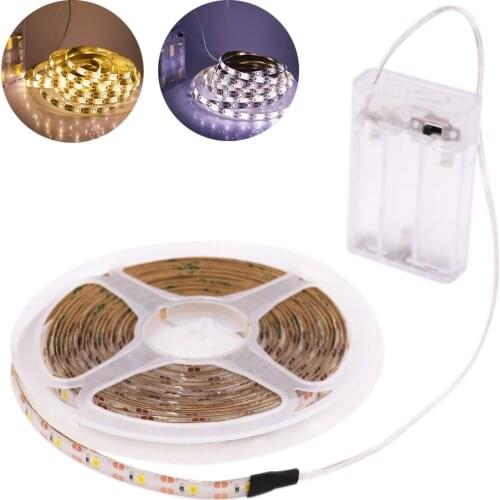 1M 2M 3M 4M 5M LED Strip Light 2835 SMD DC 5V Battery Powered Waterproof LED Tape Ribbon Home Decoration Lighting