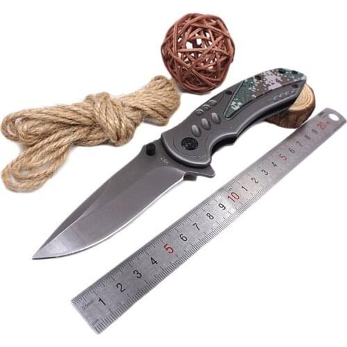Tactical Folding Pocket Knife Survival Outdoor Camping Hunting Stainless Steel Knives EDC Multi-function Self-defense Tools
