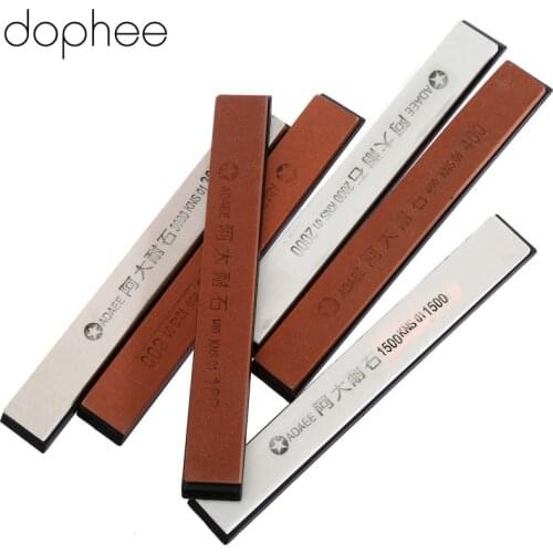 Dophee Grit Knife Sharpening Stone Knife Sharpener Drindstones for Knives Stand Sharpening Ceramic 180/400/800/1500/2000/3000