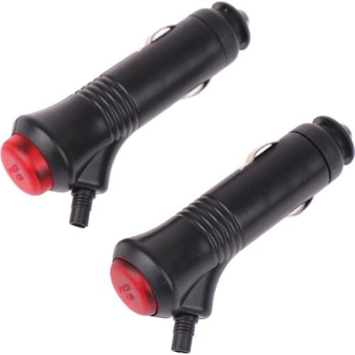 Universal 12V-24V Sigarettenaansteker Plug Socket Stekker Aansluiting Mannelijke Adapter Hot