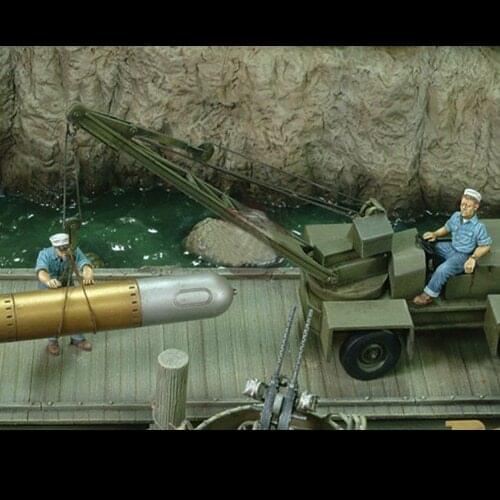 1/35 U.S. sailors WWII Only soldiers Resin kit soldiers GK Military theme Scene combination Uncoated No colour