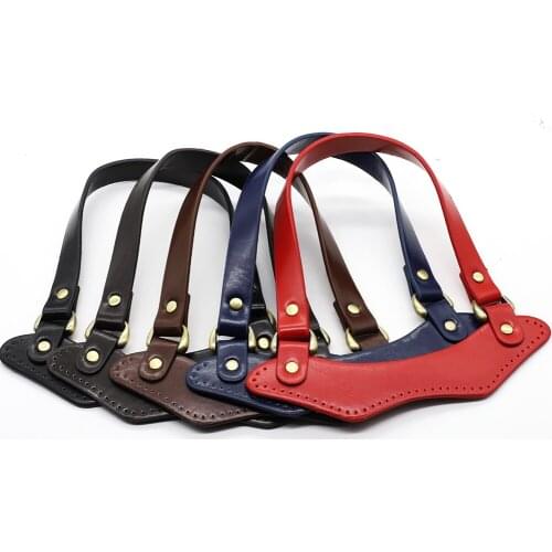 1 Pair PU Bag Straps Womens Handbag Handles Accessories High Quality Black/Brown/Blue/Red/Coffee Color Bag straps