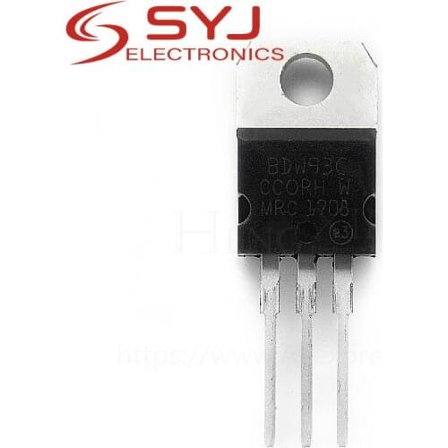 10pcs/lot BDW93C BDW93 TO-220 100V 12A In Stock