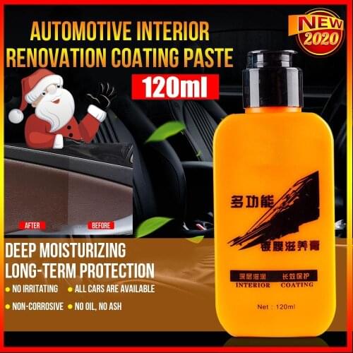 120mlAutomotive Car Interior Refurbishment Agent Car Leather Repair Cream Car Coating Paste Maintenance Agent Auto Refurbishmen