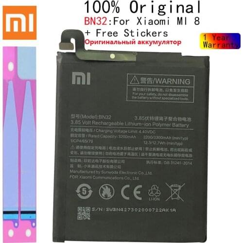 Xiao Mi Xiaomi Mi BN32 Phone Battery For Xiao mi BN32 3300mAh Original Replacement Battery