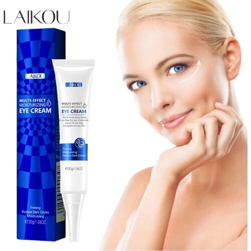 LAIKOU Anti Wrinkle Eye Cream Multi-effect Moisturizing Tighten Anti Aging Remove Eye Bag Dark Circle Fade Fine Lines Skin Care