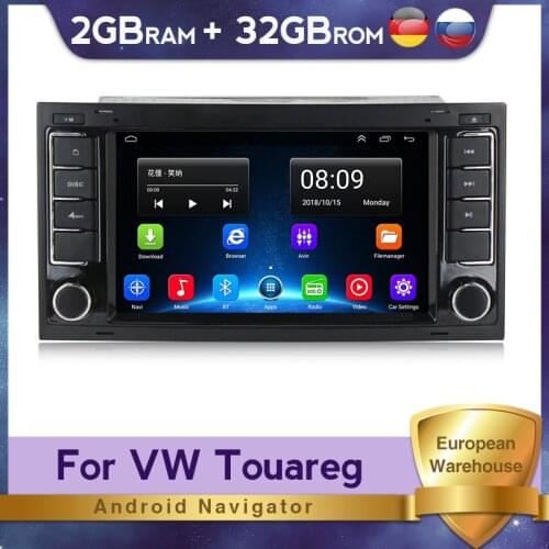 Autoradio Car Multimedia No DVD Radio Player 2din For VW Touareg T5 Multivan Transporter 2004 2005 2006 2007 2008 2009 2010 2011