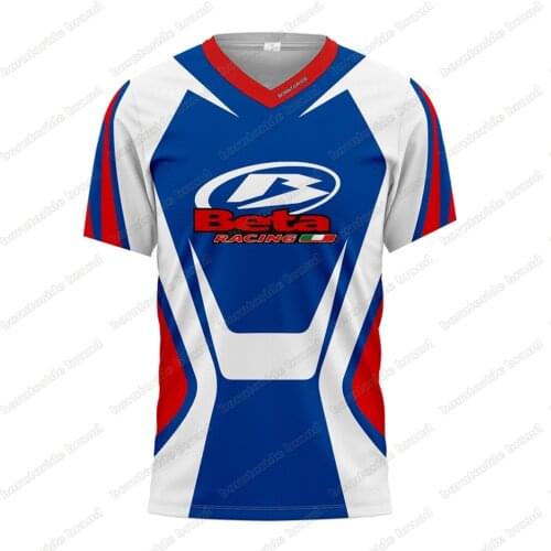Beta Racing Enduro Jerseys Motocross Mx Bike Mtb Cycling T-shirt Men Summer Team Camiseta DH Short Sleeve Downhill Clothes