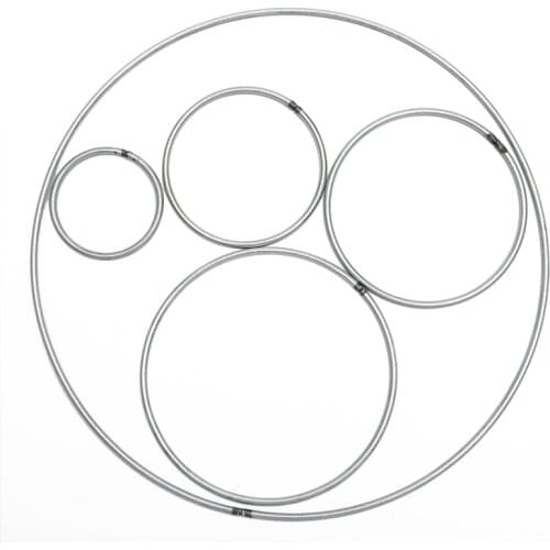 10pcs 35-400mm Dream Catcher Reve Circle Rings Findings Hanging Round Circle Metal Pour Attrape Reve Net Jewelry Keychain DIY