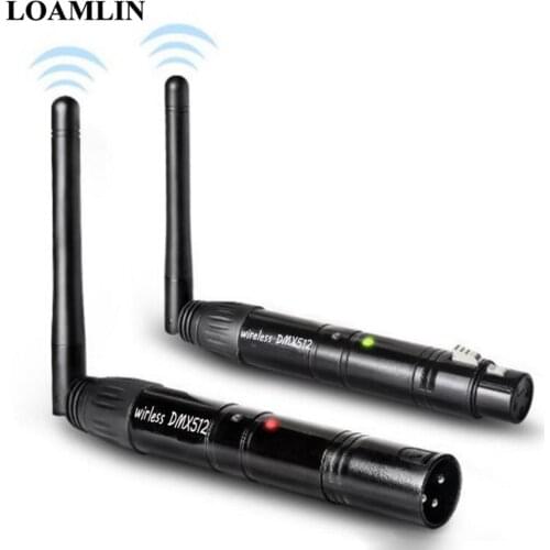 DMX512 Wireless Controller Receiver Transmitter 2.4G ISM Dif Communication Distance 300m For Stage Par DJ Disco Bar Lights