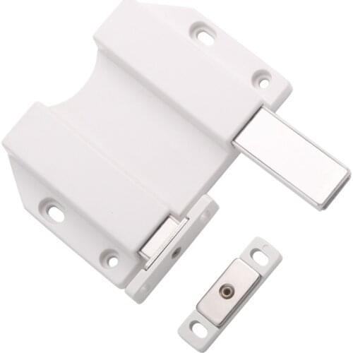 Double Magnetic Touch Press Catch Latch Push to Open Cabinet & Door Latch/Catch Closures for Furniture Cabinet Door Cupboard