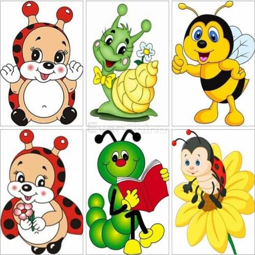 EverShine 5D DIY Diamond Painting Full Square Cartoon Diamond Embroidery Ladybug Cross Stitch Handicraft Art Decoration Home