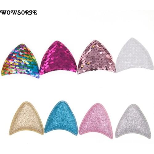 Wowsorie 8pcs/Lot Headwear Children Tiaras Fashion 2018 Sweet For Kids Colorful Cat Ears Girls Head Accessories Wowsorie030