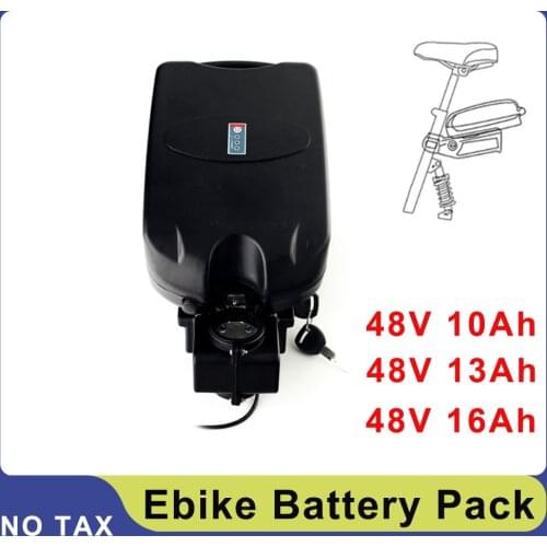 Seat Tube Type Frog Ebike Battery 48V 10Ah 13Ah 16Ah Samsung Lithium ion 18650 Batteries Pack Fit Bafang Electric Bicycle Motor