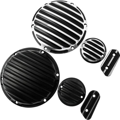 Derby Cover Timing Timer Cover Motorcycle Inspection Cover Cap CNC Aluminum Black And White For Harley Sportster 883 1200 XL