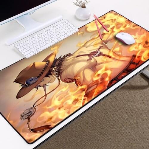 Mairuige hot movie anime cartoon Pattern Jump Comic One Piece Ace Super Big Size Table Mat pc gaming gamer play mouse pad mat